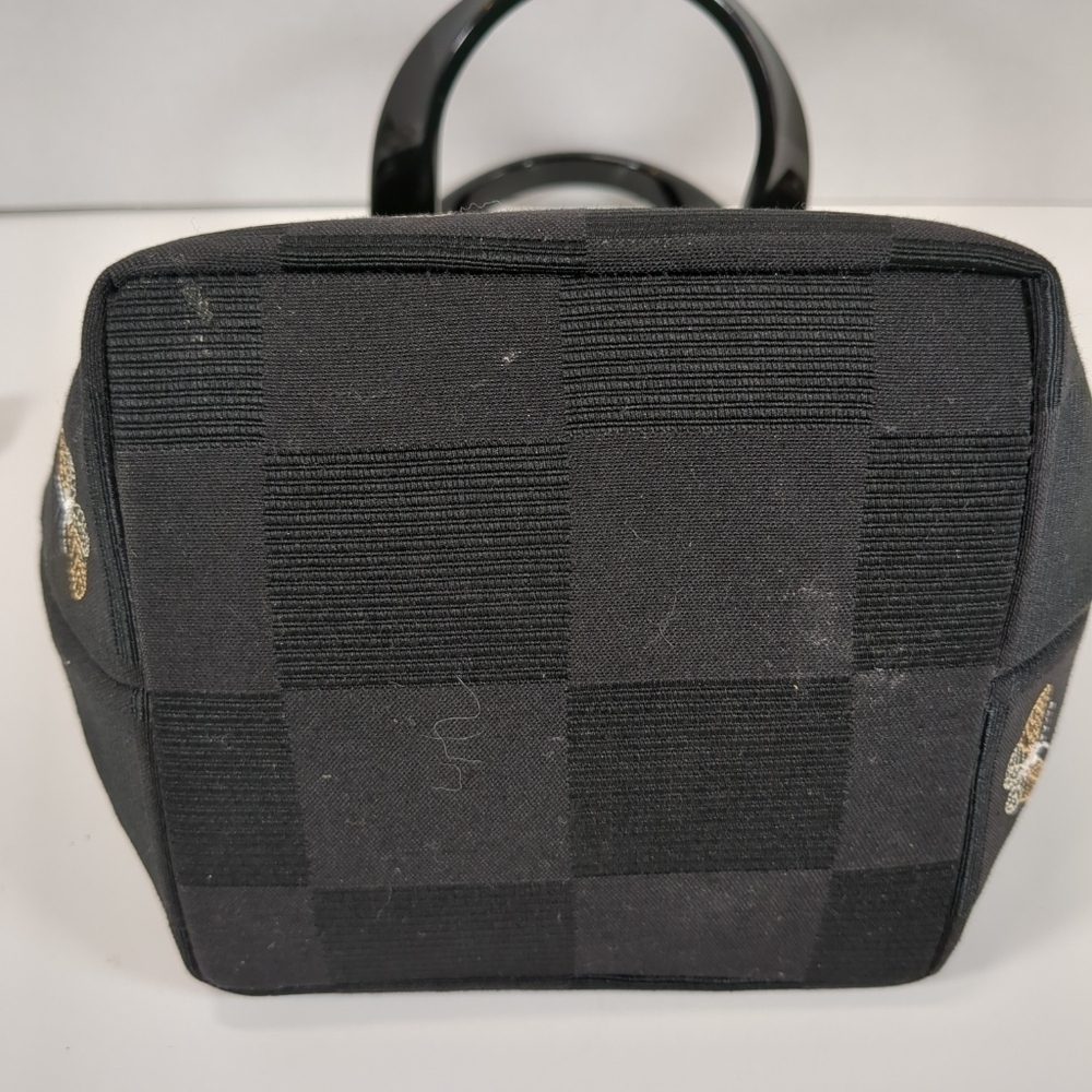 Talbots Black And Gold Butterfly Handbag - Picture 7 of 10